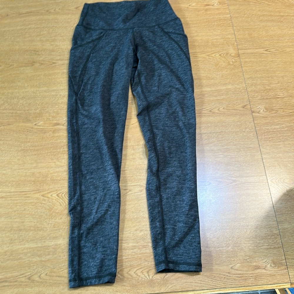 Aerie Black Heathered Chill Play Move Leggings